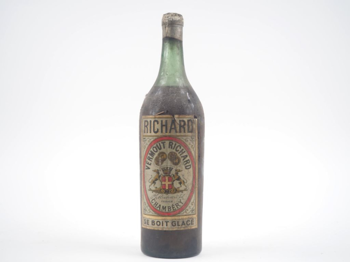 1 VIEILLE BOUTEILLE VERMOUTH RICHARD - BS/CAPS ETAIN 