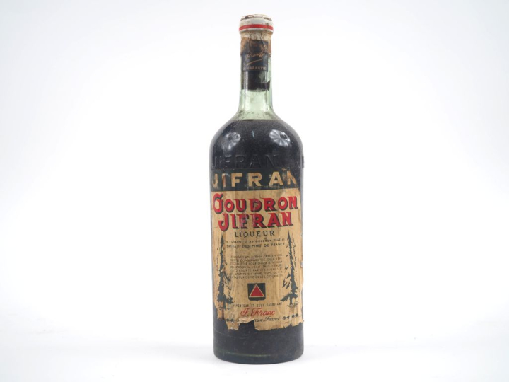 1 VIEILLE BOUTEILLE (1 L) GOUDRON JIFFRAN