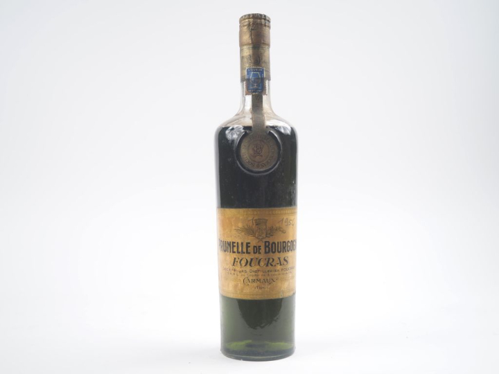 1 VIEILLE BOUTEILLE PRUNELLE DE BOURGOGNE FOUCRAS 