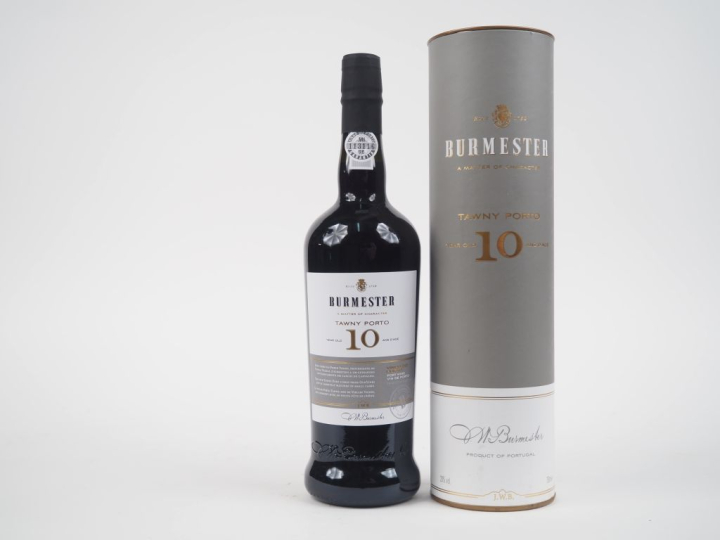 1 BOUTEILLE PORTO BURMESTER '10 ANS D'AGE' - COFFRET 