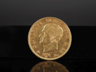 Vente aux enchères Pièce de 40 Lire or, Napoleone Imperatore, Italie, 1812-M. FRAIS ACHET