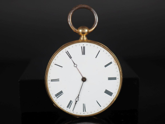 Vente aux enchères DUCOT à Bordeaux Numéro 32554 Montre de gousset Napoléon III en or jau