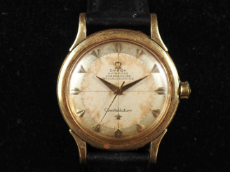 Vente aux enchères OMEGA, Constellation "Pie-Pan" Montre bracelet chronometre, boitier ro