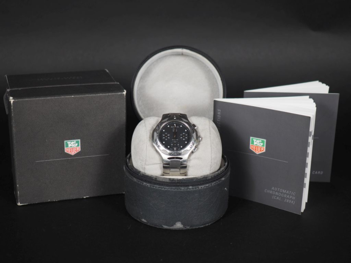 TAG HEUER, Kirium  Ref. CL2110 Numero PC 1732 Montre en acier.  Boitie