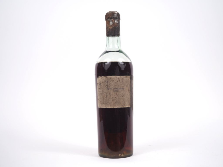 1 BOUTEILLE CHÂTEAU HAUT PEYRAGUEY 1er CC SAUTERNES - 1916 - VIDANGE/É