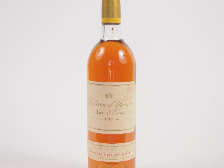 1 BOUTEILLE CHÂTEAU D'YQUEM 1er CCS SAUTERNES - 1987 - BG/ELT 