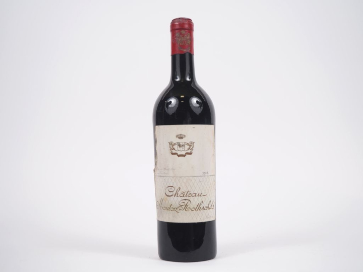 1 BOUTEILLE CHÂTEAU MOUTON ROTHSCHILD 1er GCC PAUILLAC - 1926 (?) - BE