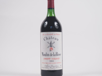 Vente aux enchères 1 MAGNUM CHÂTEAU MOULIN DE LA ROSE ST JULIEN - 1983 - LB 