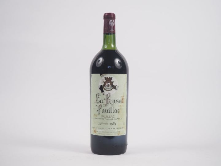 1 MAGNUM CHÂTEAU LA ROSE PAUILLAC - 1983 - LB/EA 