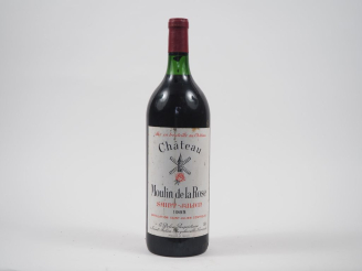 Vente aux enchères 1 MAGNUM CHÂTEAU MOULIN DE LA ROSE ST JULIEN - 1983 - BG/ELS 