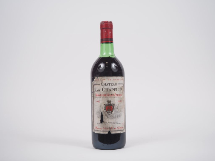 1 BOUTEILLE CHÂTEAU LA CHAPELLE MONTAGNE ST ÉMILION - 1983 - LB/EA