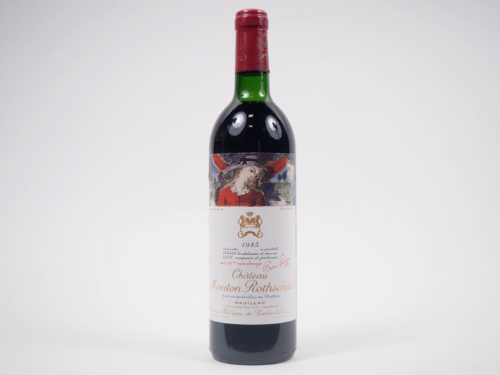 1 BOUTEILLE CHÂTEAU MOUTON ROTHSCHILD 1er GCC PAUILLAC - 1985 - BG-LB 