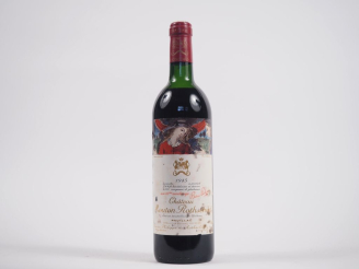 Vente aux enchères 1 BOUTEILLE CHÂTEAU MOUTON ROTHSCHILD 1er GCC PAUILLAC - 1985 - HEP/EL