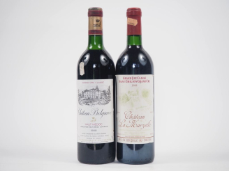 Vente aux enchères 2 BOUTEILLES DE 1988 : 1 CHÂTEAU BELGRAVE GCC HAUT MÉDOC LB - 1 CHÂTEA