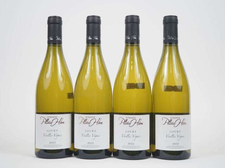 4 BOUTEILLES GIVRY "V.V." DOMAINE PELLETIER HIBON - 2022 