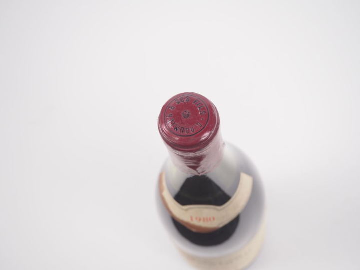 1 BOUTEILLE MUSIGNY GC DOMAINE GEORGES ROUMIER - 1980 - 4,1 CM/ELS/COL