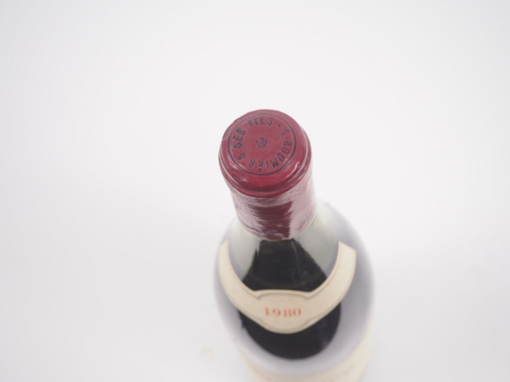 1 BOUTEILLE MUSIGNY GC DOMAINE GEORGES ROUMIER - 1980 - 4,6 CM/ELS