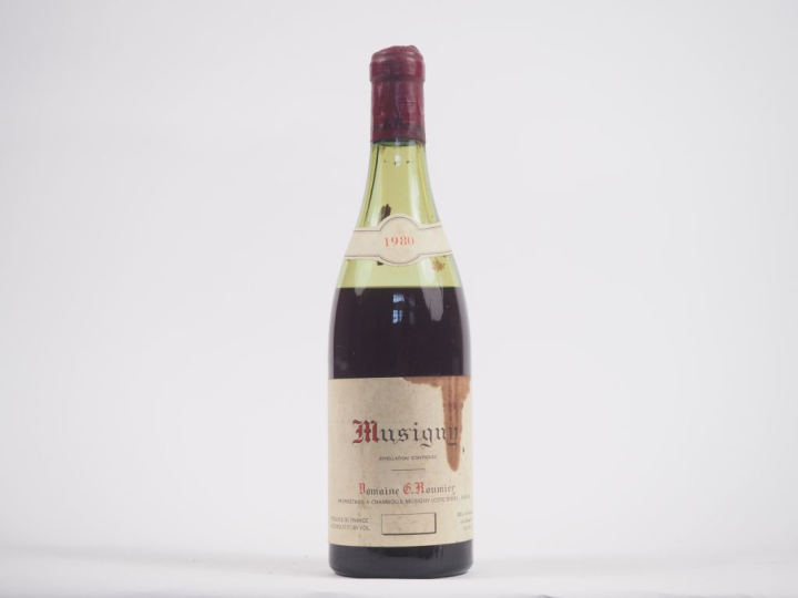 1 BOUTEILLE MUSIGNY GC DOMAINE GEORGES ROUMIER - 1980 - 9 CM/ET/CAPSUL