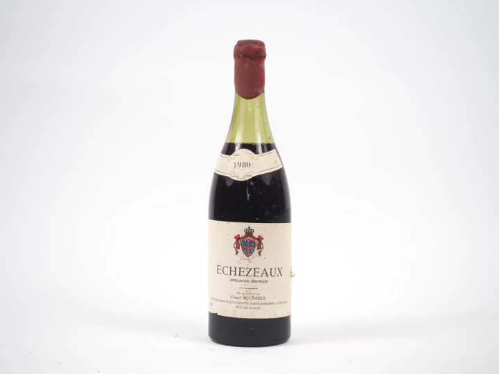 1 BOUTEILLE ÉCHEZEAUX GC GÉRARD MUGNERET - 1980 - 5 CM/CAPSULE CIRE TR