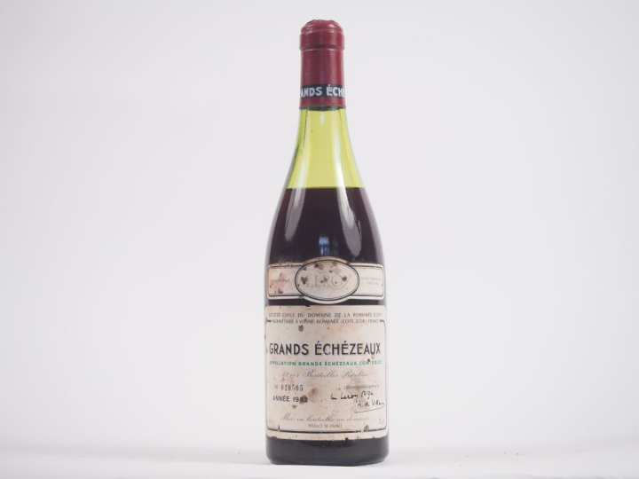 1 BOUTEILLE GRANDS ÉCHEZEAUX DOMAINE DE LA ROMANÉE CONTI - 1982 - 6,1 