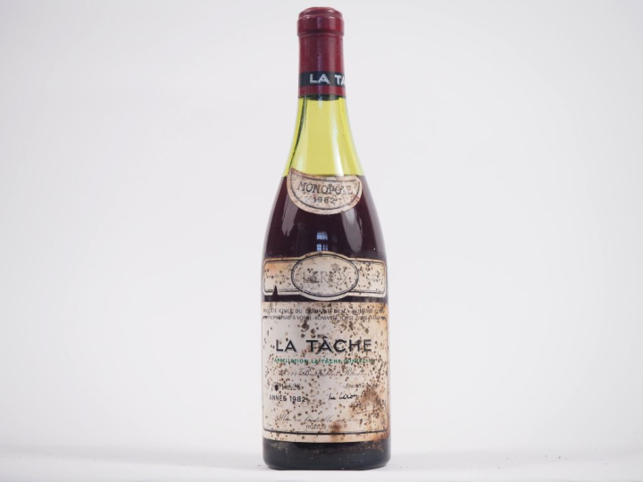 1 BOUTEILLE LA TÂCHE DOMAINE DE LA ROMANÉE CONTI - 1982 - 5,6 CM/ET/CA