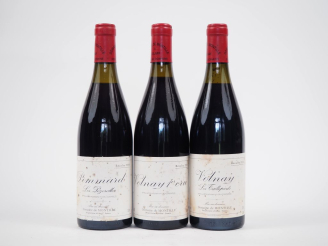 Vente aux enchères 3 BOUTEILLES DOMAINE DE MONTILLE - 2000 : 1 POMMARD 1er CRU "LES PÉZER