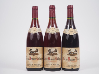Vente aux enchères 3 BOUTEILLES CÔTE DE BEAUNE VILLAGES : 2 DOMAINE M.C. DERATS DUMAY (19