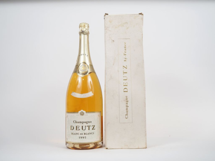 1 MAGNUM CHAMPAGNE DEUTZ - 1995 - COFFRET ABIMÉ
