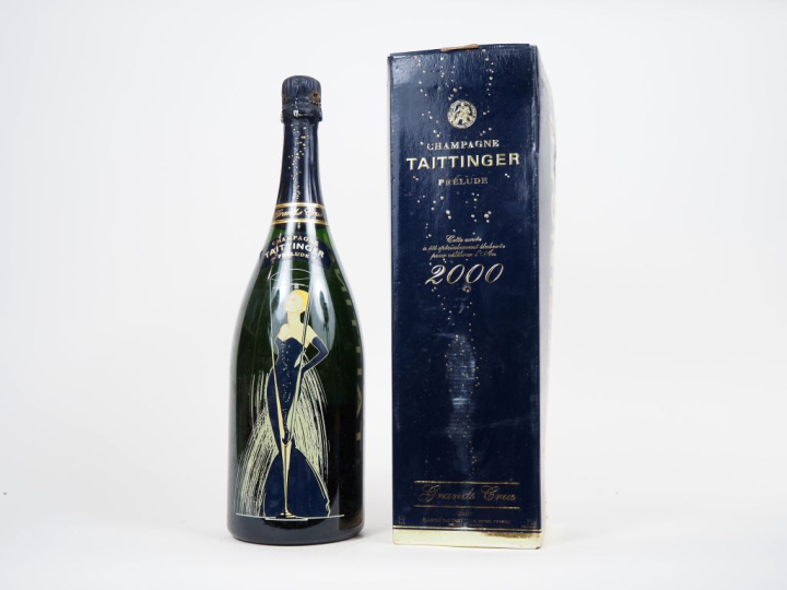 1 MAGNUM CHAMPAGNE TAITTINGER GC "PRÉLUDE" - 2000 - 2 CM SOUS LA COIFF
