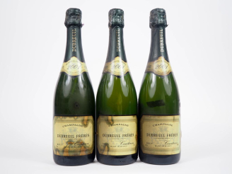 Vente aux enchères 3 BOUTEILLES CHAMPAGNE DUBREUIL FRÈRES - 2001 - ET 