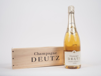 Vente aux enchères 1 BOUTEILLE CHAMPAGNE DEUTZ "BLANC DE BLANCS" - 1996 - CBO 