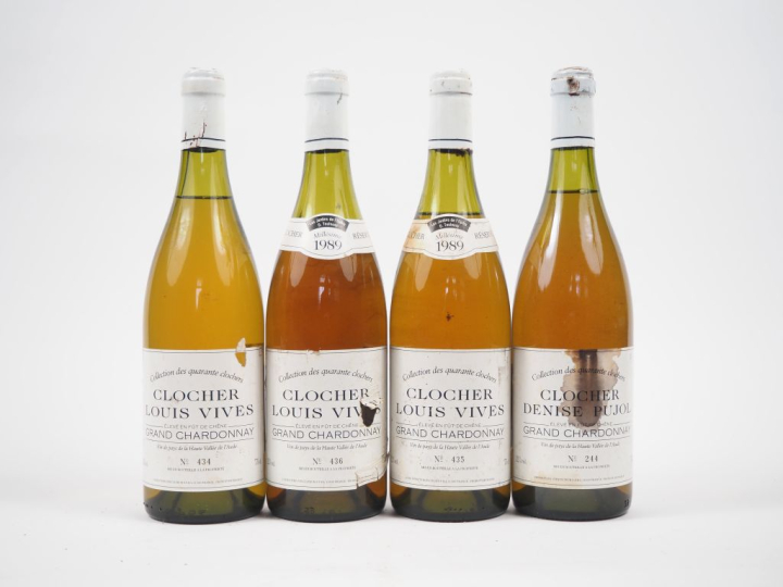 4 BOUTEILLES TOQUES ET CLOCHER "COLLECTION DES 4 CLOCHERS" - 1989 : 3 