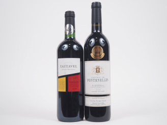 Vente aux enchères 2 BOUTEILLES : 1 TAUTAVEL "GRAND SANG ET OR" 2006 - 1 CHÂTEAU DE FONTE