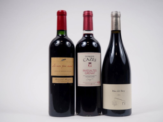 Vente aux enchères 3 BOUTEILLES : 1 MAS DEL REY 2002 - 1 CÔTE DU ROUSSILLON "SI MON PÈRE 