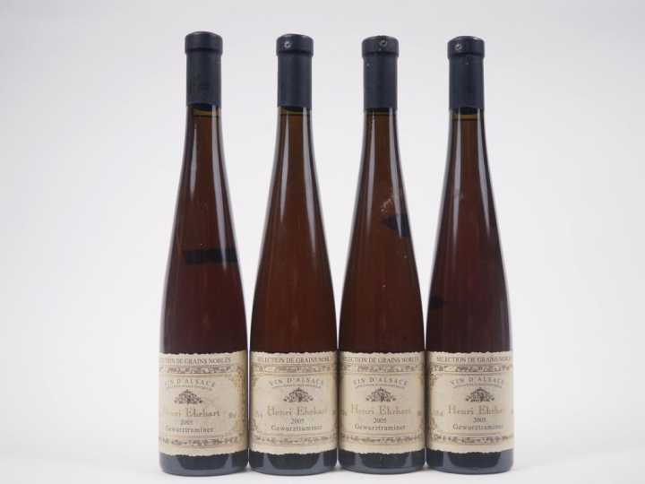 4 BOUTEILLES GEWURZTRAMINER "SÉLECTION DES GRAINS NOBLES" HENRI EHRHAR
