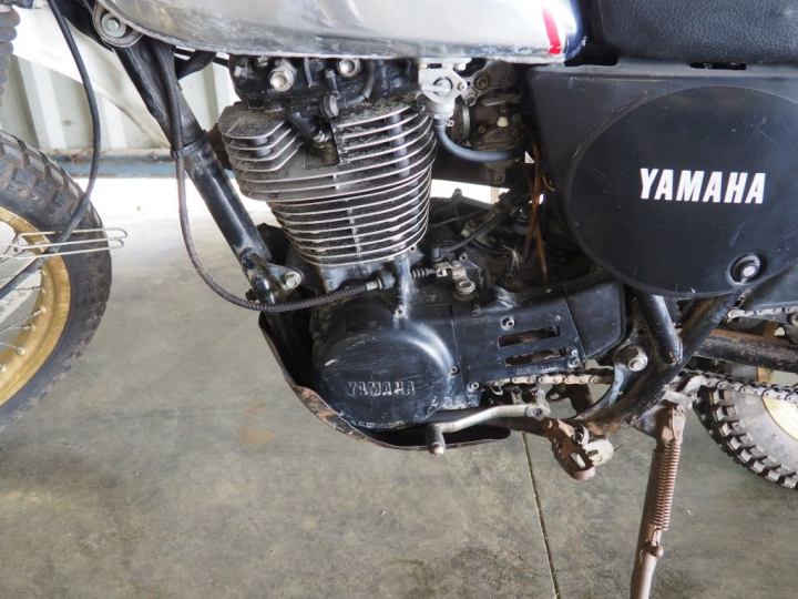YAMAHA 500 XT :  Numéro de série :1U6139536. 1ère M.E.C : 1980. Kilomé