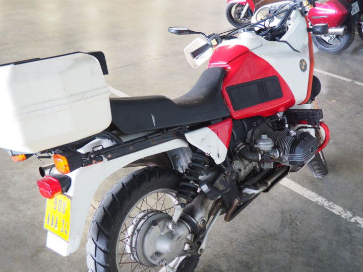 BMW  R100 GS PARIS-DAKAR :  Pas de numéro de série frappé à froid lisi