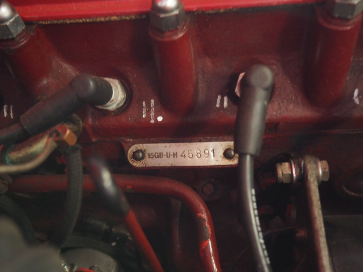 MGA 1500 mk1 ROADSTER :  Numéro de série :HD4345891. Numéro moteur :15