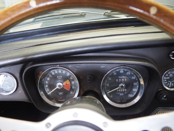 MGB GT :  Numéro de série : GHD3114261. 1ère M.E.C : 1967. Kilométrage