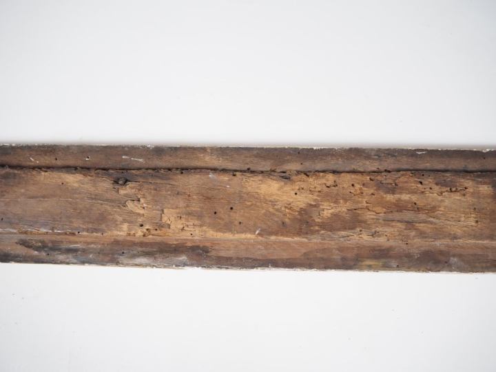 Cadre de tableau de style italien fin XVIIIème début XIXème en bois sc