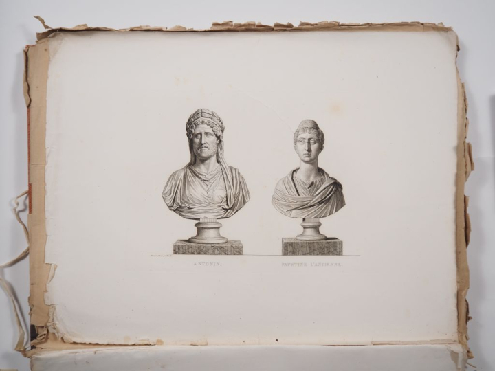 Musée des Antiques.  Dessiné et Gravée par Bouillon , Paris chez Nicol