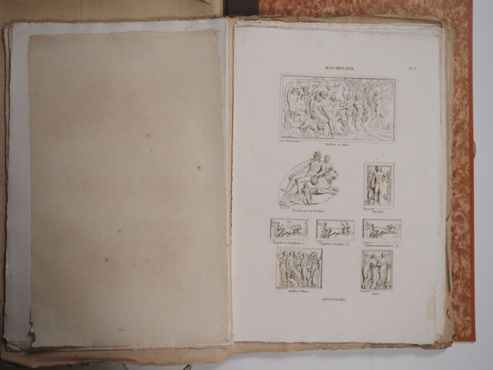 Musée des Antiques.  Dessiné et Gravée par Bouillon , Paris chez Nicol