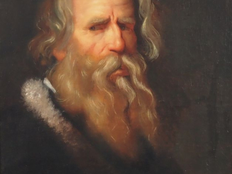 Vente aux enchères Ecole française XIXème. "Portrait d'homme barbu"  Huile sur toile Dim.