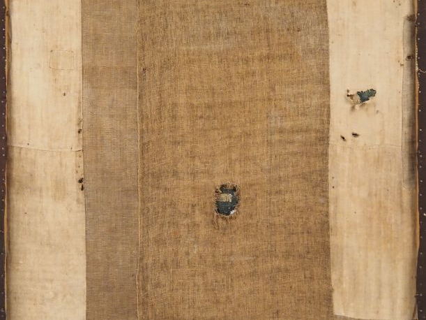 Fragment de tapisserie XVIIème.  "personnage de la mythologie" (accide