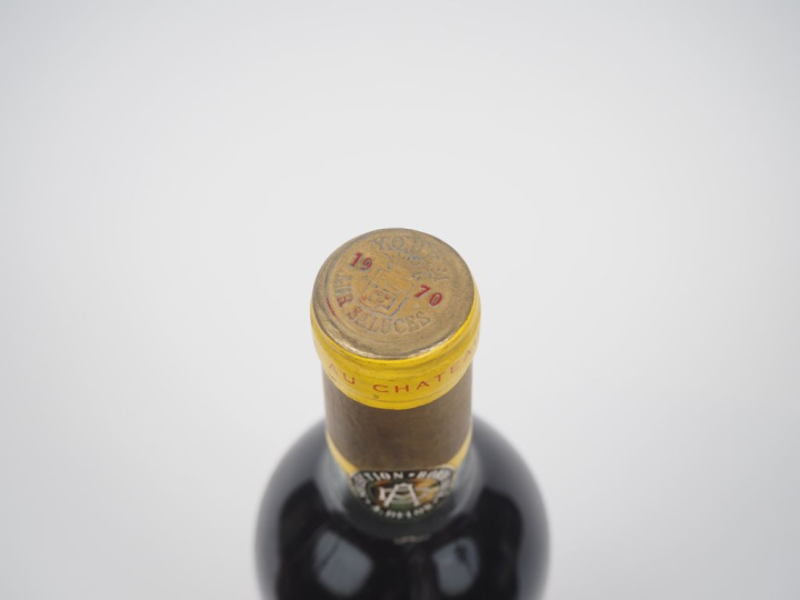 1 BOUTEILLE CHÂTEAU D'YQUEM 1er CCS SAUTERNES - 1970 - BG/ETLA 