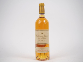 Vente aux enchères 1 BOUTEILLE CHÂTEAU D'YQUEM 1er CCS SAUTERNES - 1998 - ETLT 