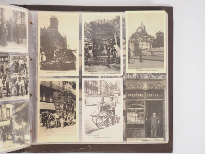 Collection de cartes postales anciennes : environ 1400 pièces.