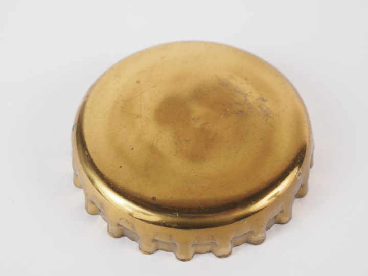 George JENSEN pour Design Denmark. Cendrier en métal en forme capsule 