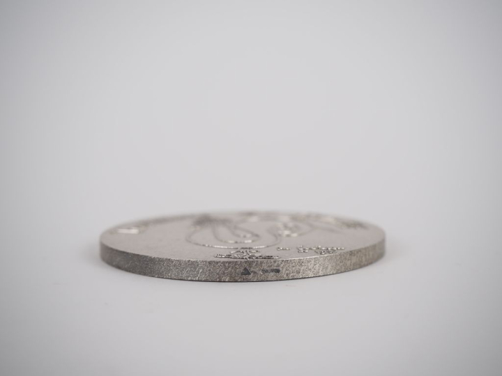Jean COCTEAU (d'après). Médaille en argent 925, "tradition et qualité"