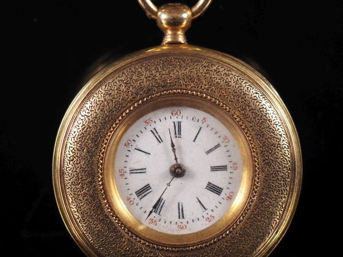 RETOURET Fct, Paris N°75206 Montre de col Napoléon III en or jaune, à 